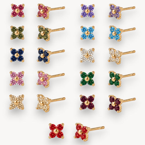 Orecchini Tiny Bloom Crystal