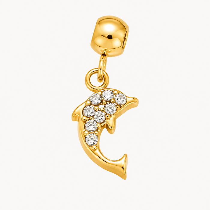 Charm Sparkly Dolphin