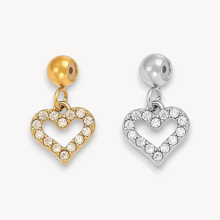 Charm Sparkly Heart