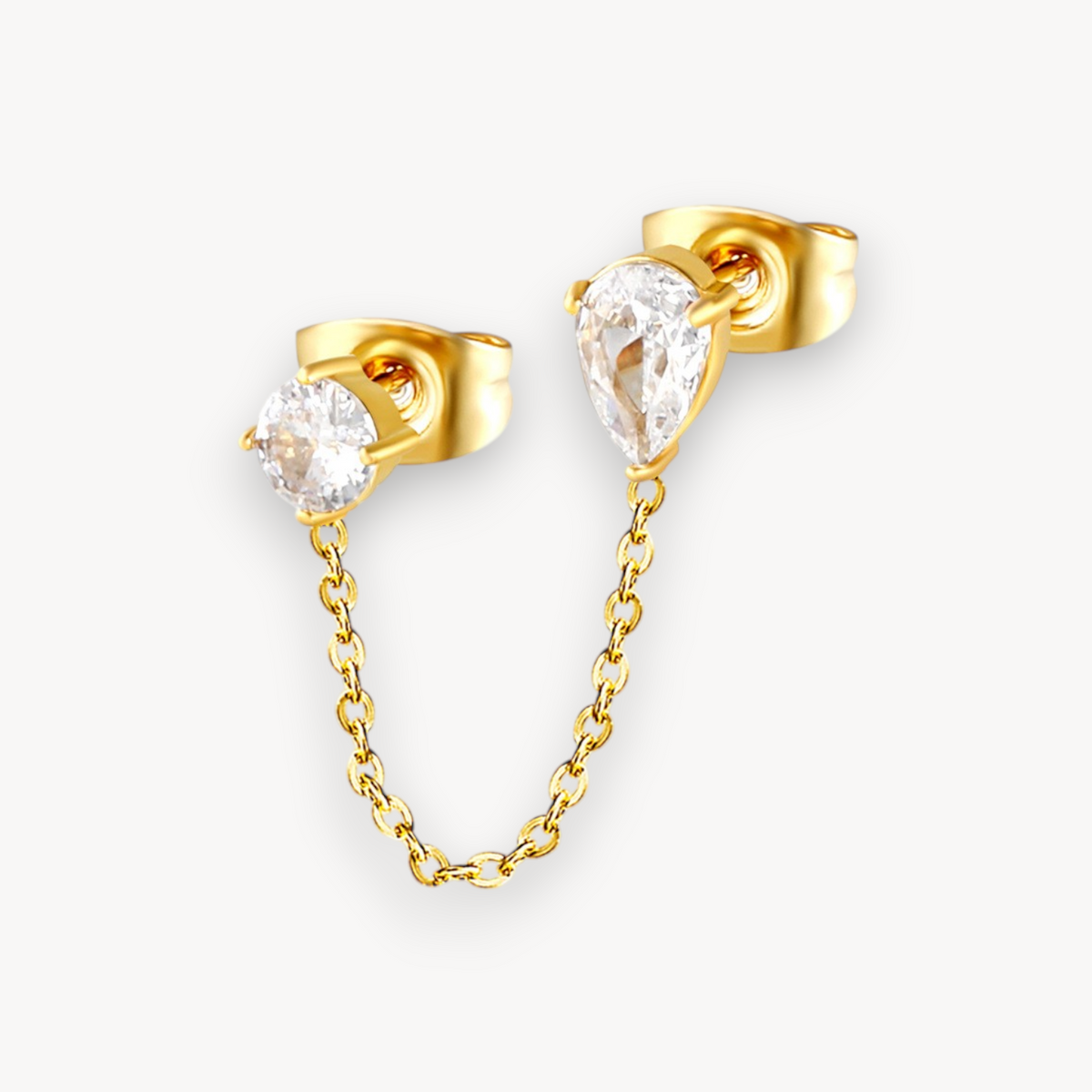 Orecchino Sparkly Chain