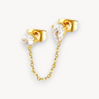 Orecchino Sparkly Chain