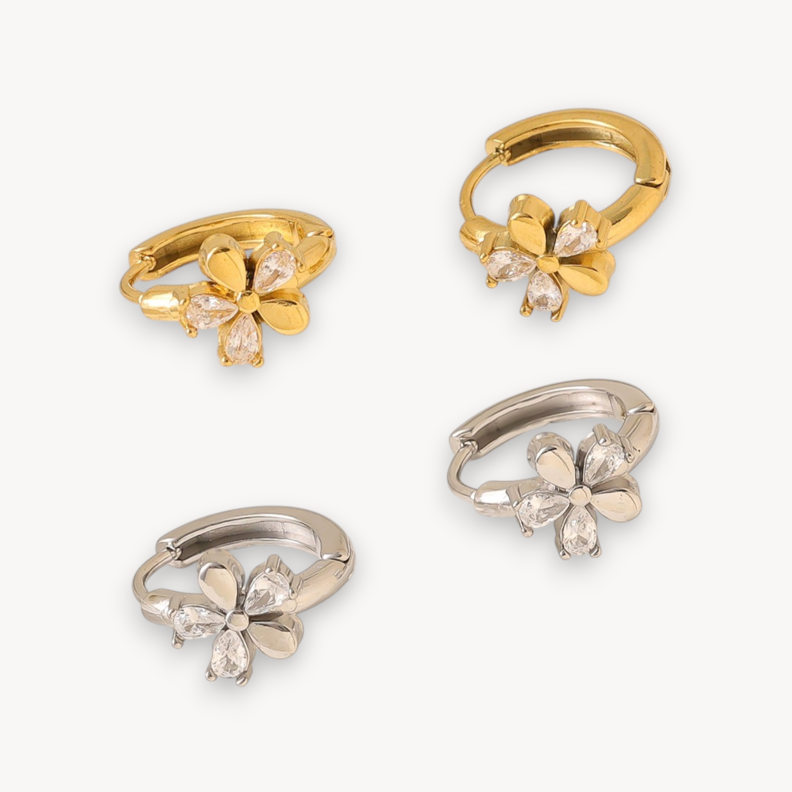 Orecchini Hoop Petal