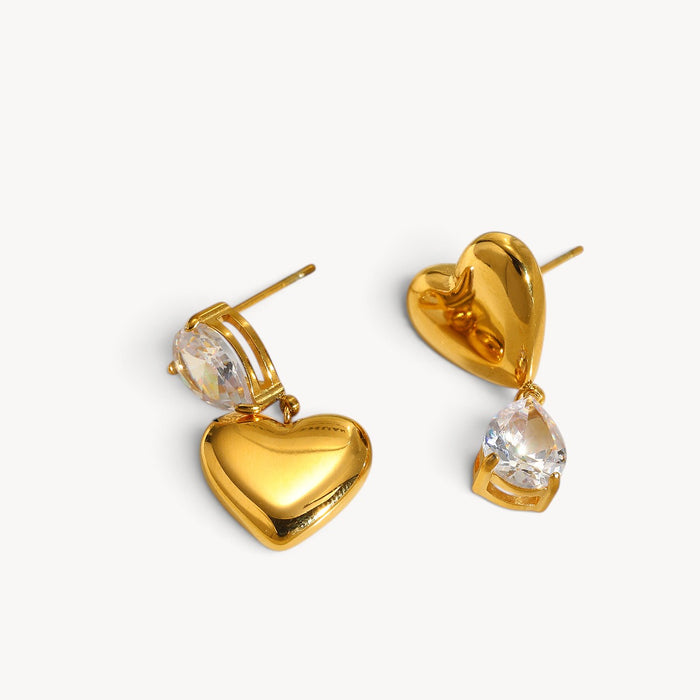 Orecchini Heart Drop