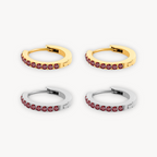 Orecchini Hoop Lunaire Color