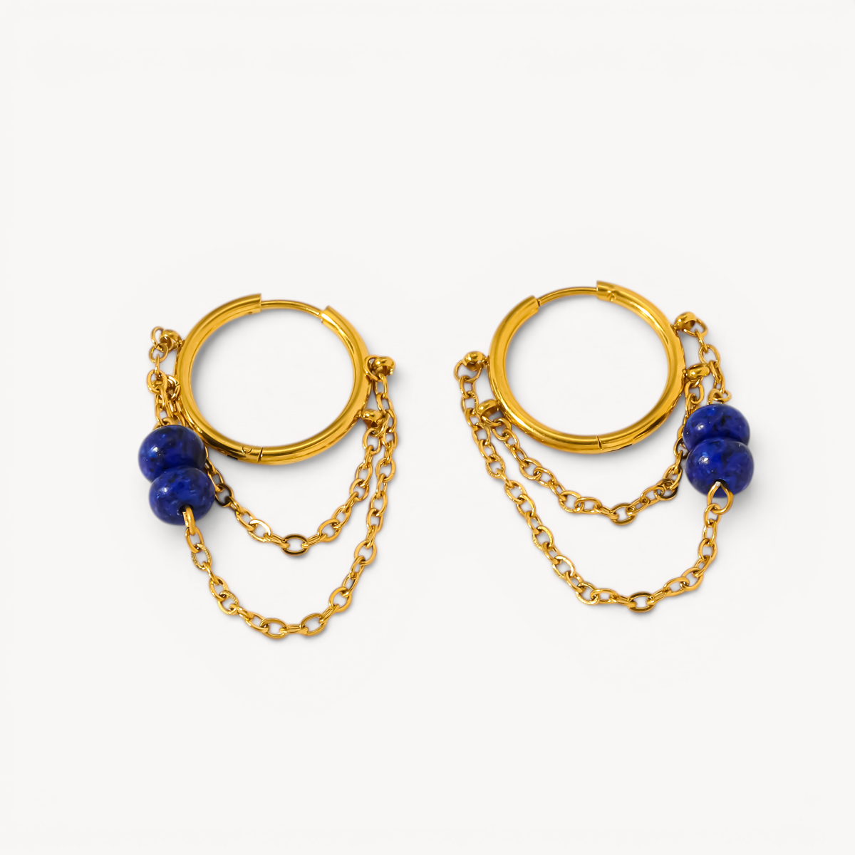 Orecchini Hoop Rebel Stone
