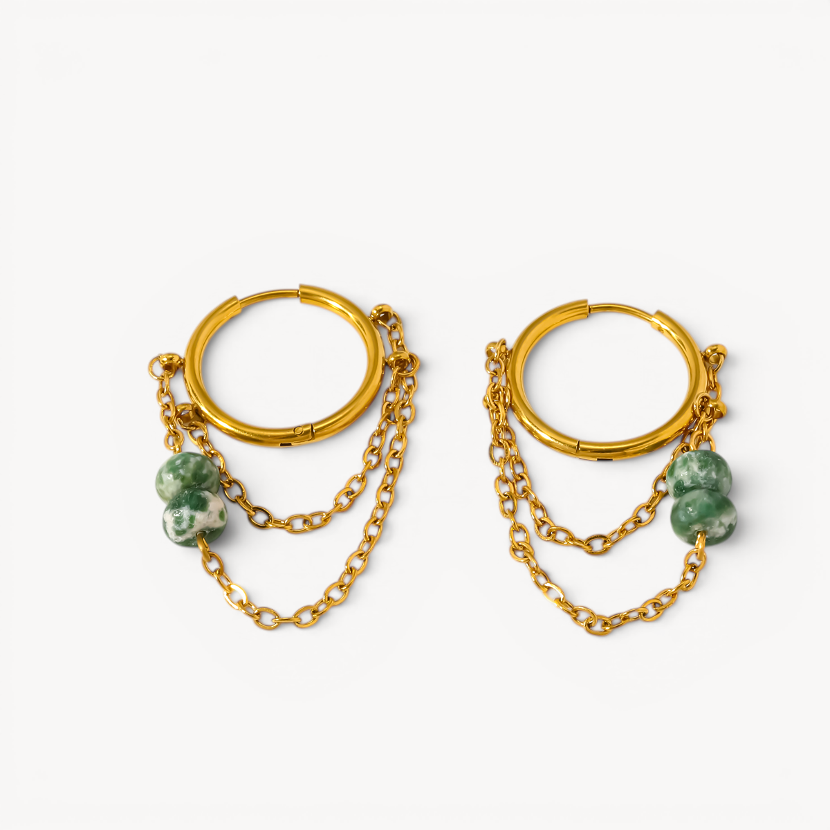 Orecchini Hoop Rebel Stone