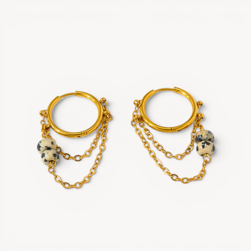 Orecchini Hoop Rebel Stone