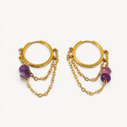Orecchini Hoop Rebel Stone