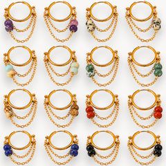 Orecchini Hoop Rebel Stone