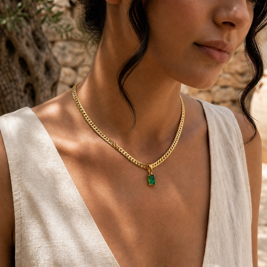 Collana Bold Baguette