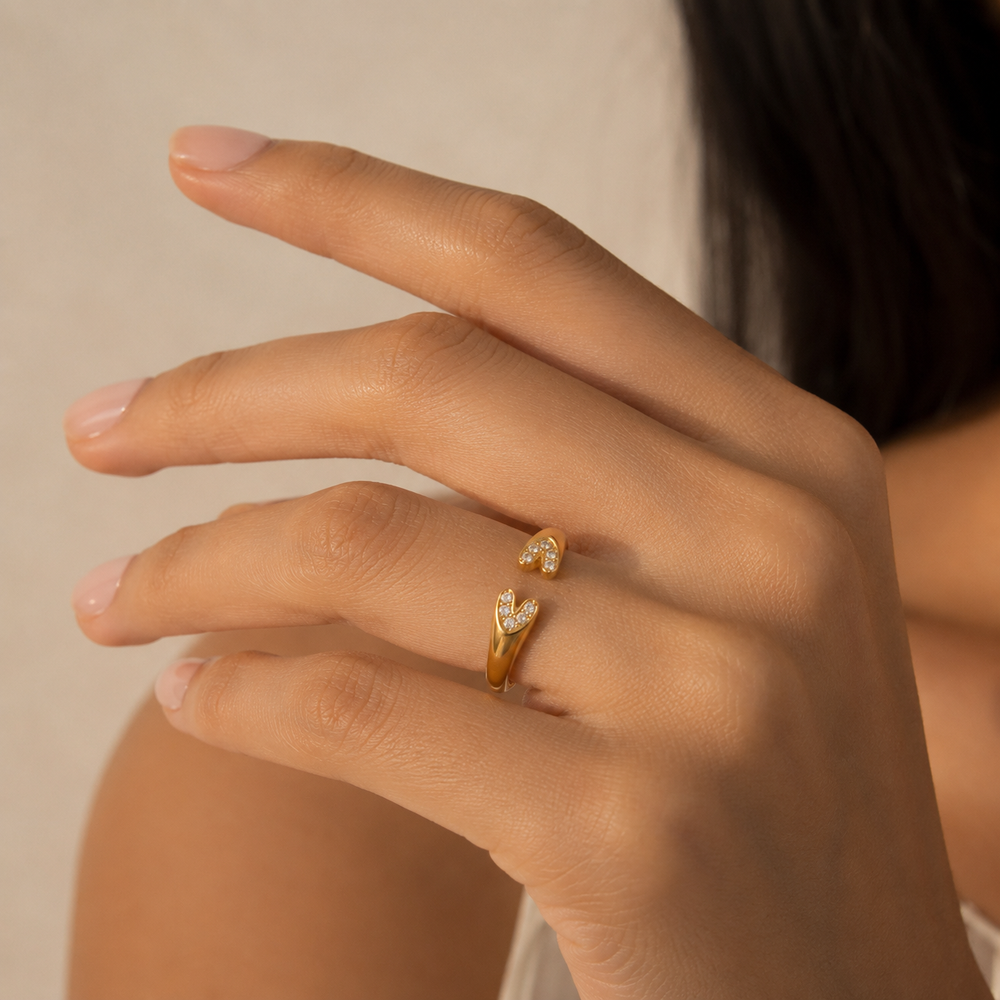 Anello Twin Heart