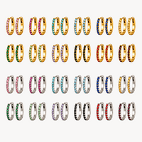 Orecchini Hoop Lunaire Color