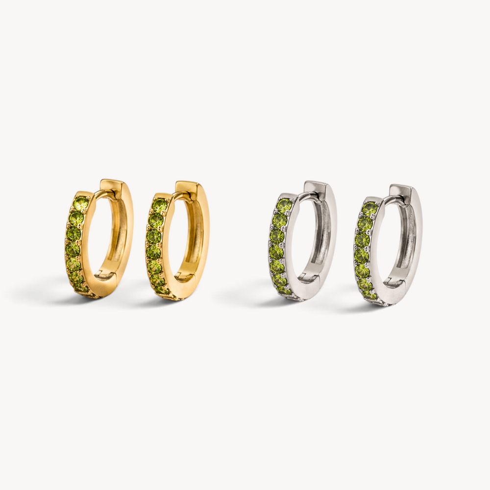 Orecchini Hoop Lunaire Color