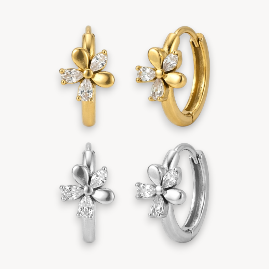 Orecchini Hoop Petal