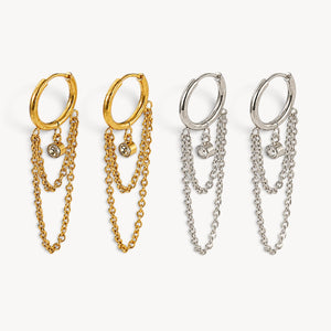 Orecchini Hoop Rebel · Oro