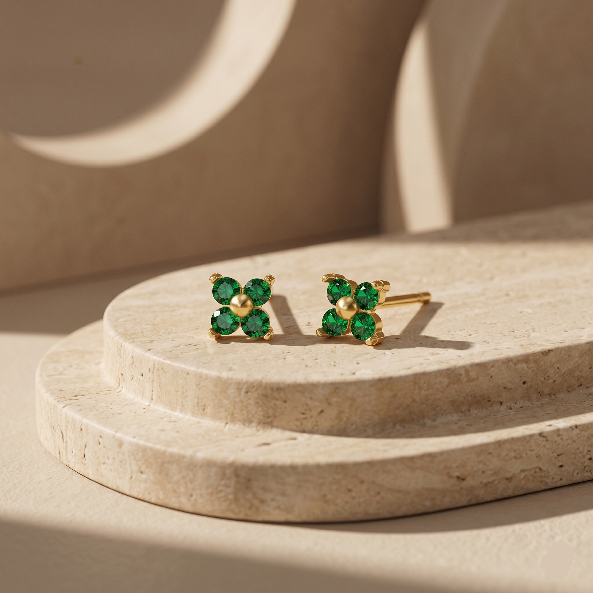 Orecchini Tiny Bloom Crystal