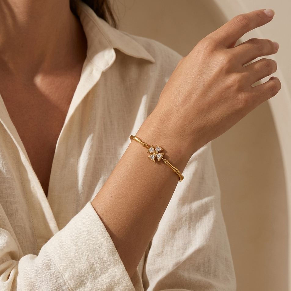 Bracciale Bamboo Gem
