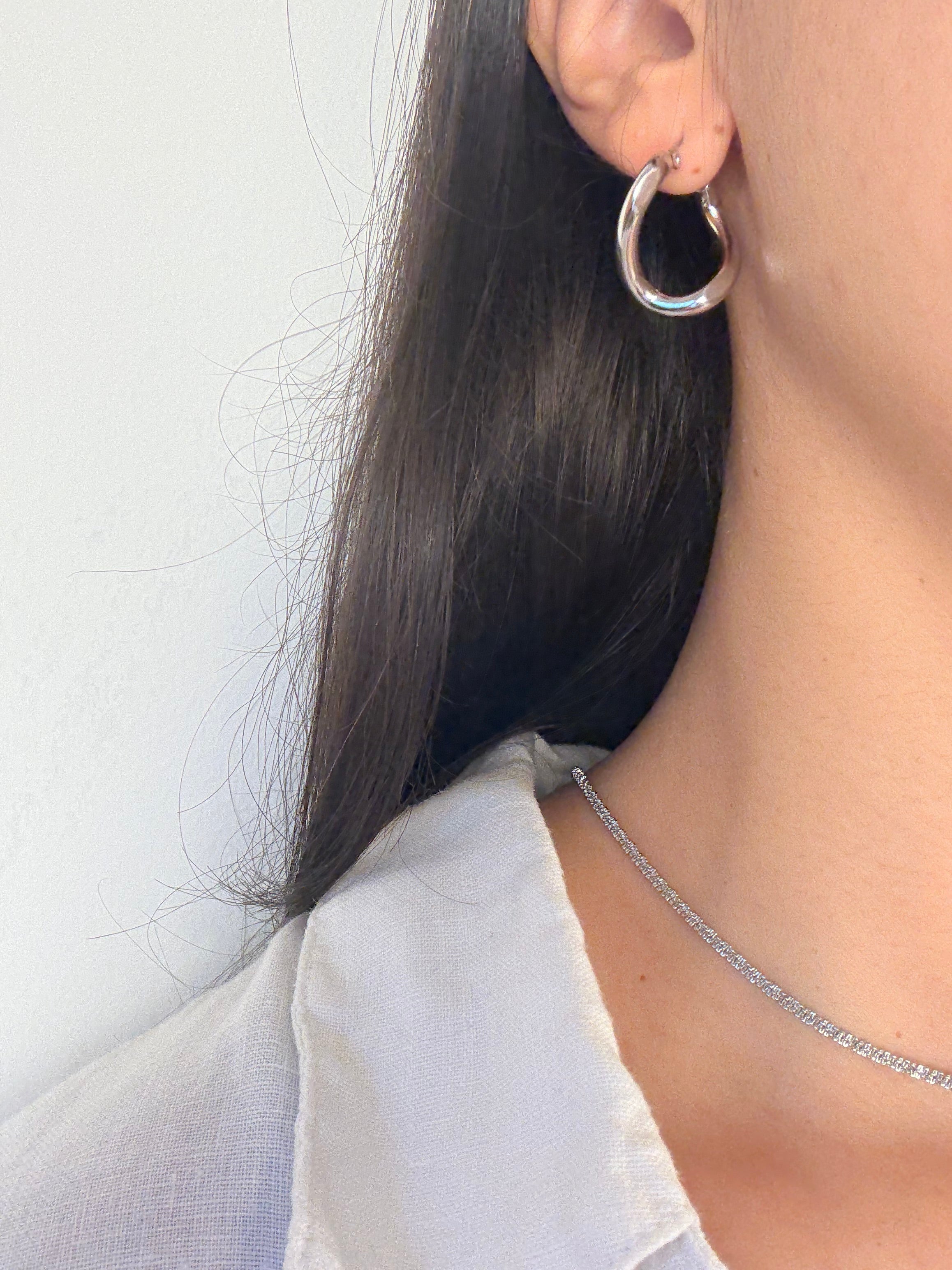 Orecchini Hoop Infinity