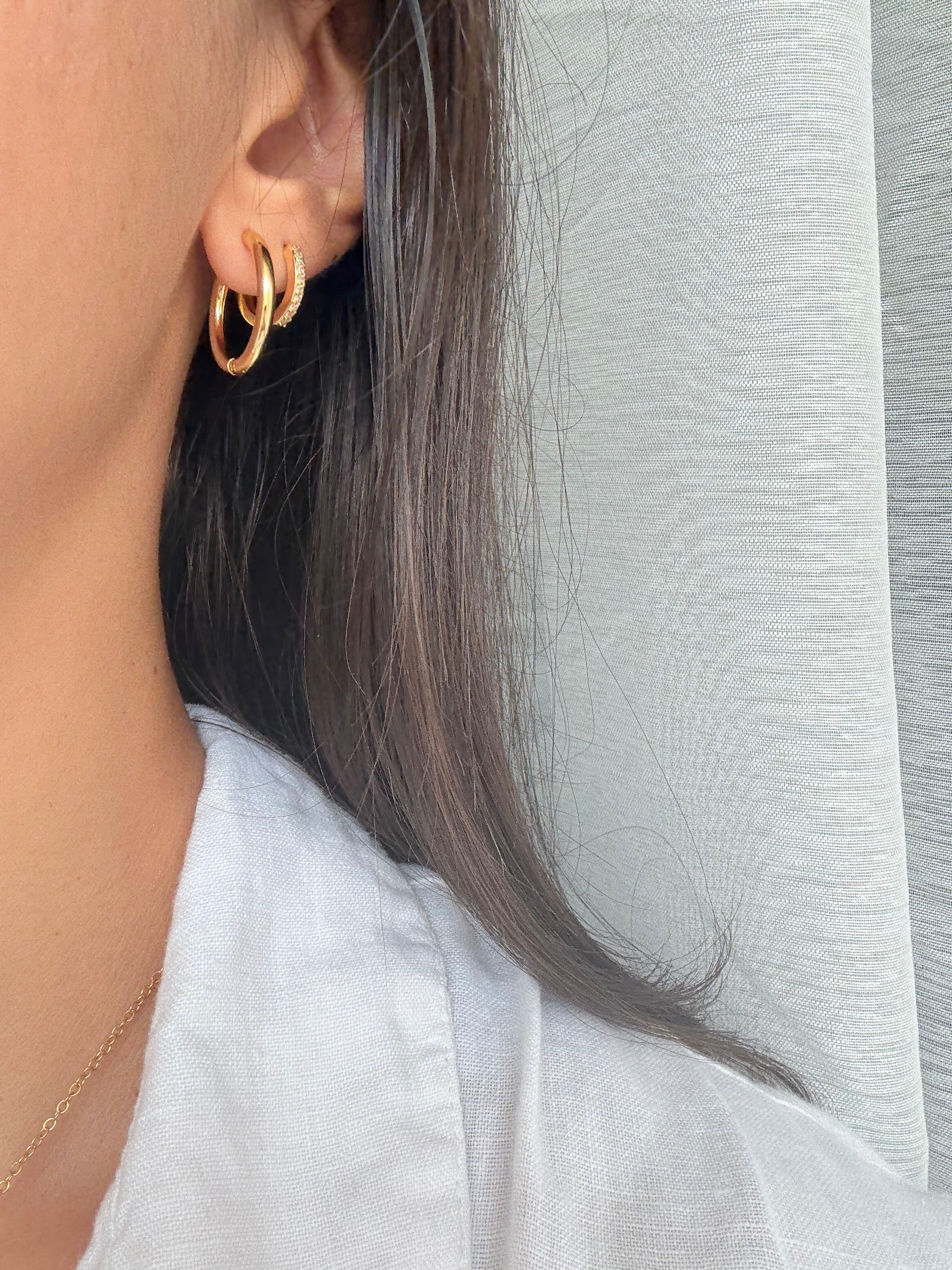 Orecchini Pure Loop Gold 1.6