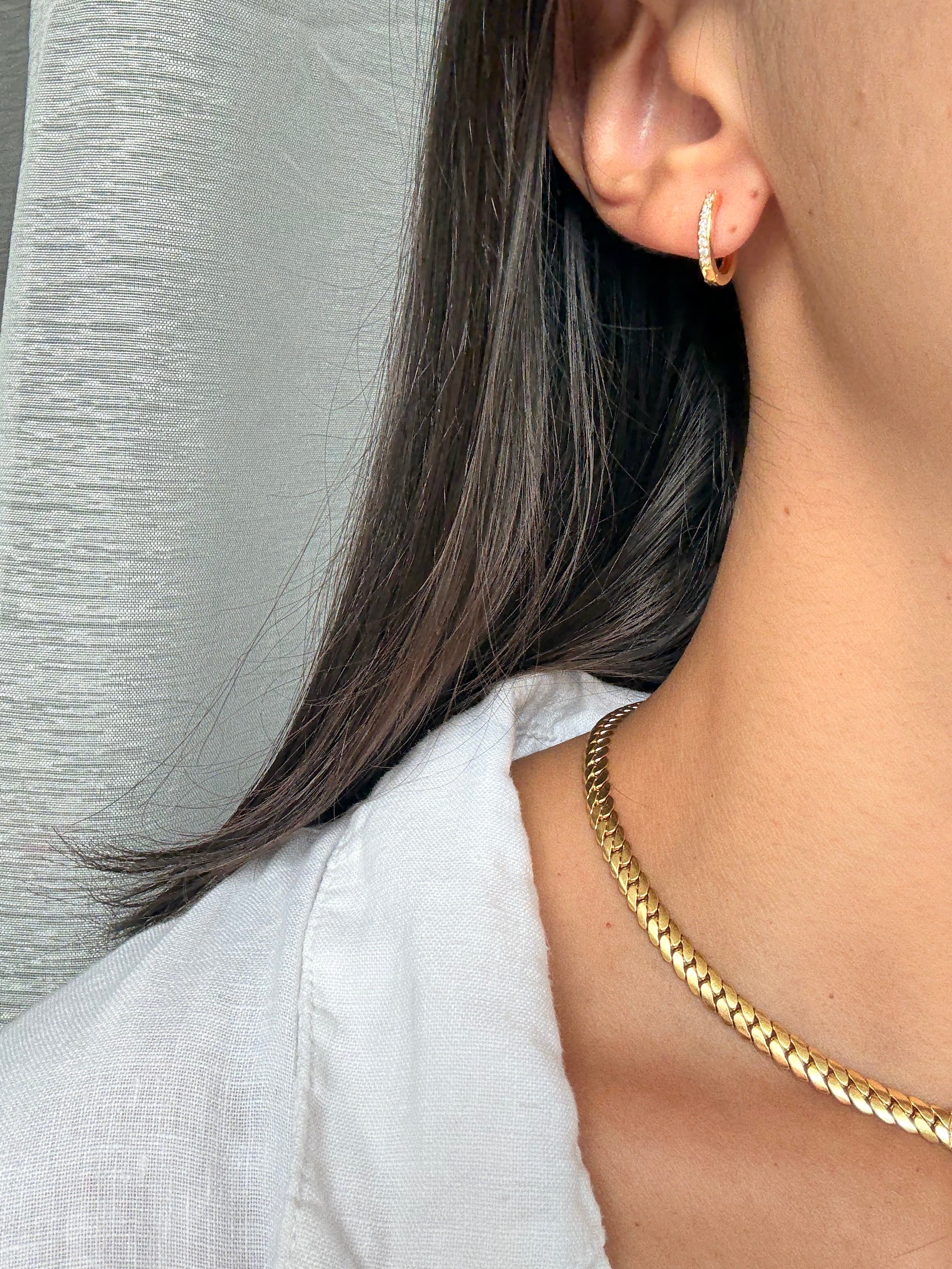 Orecchini Lunaire Gold Medium