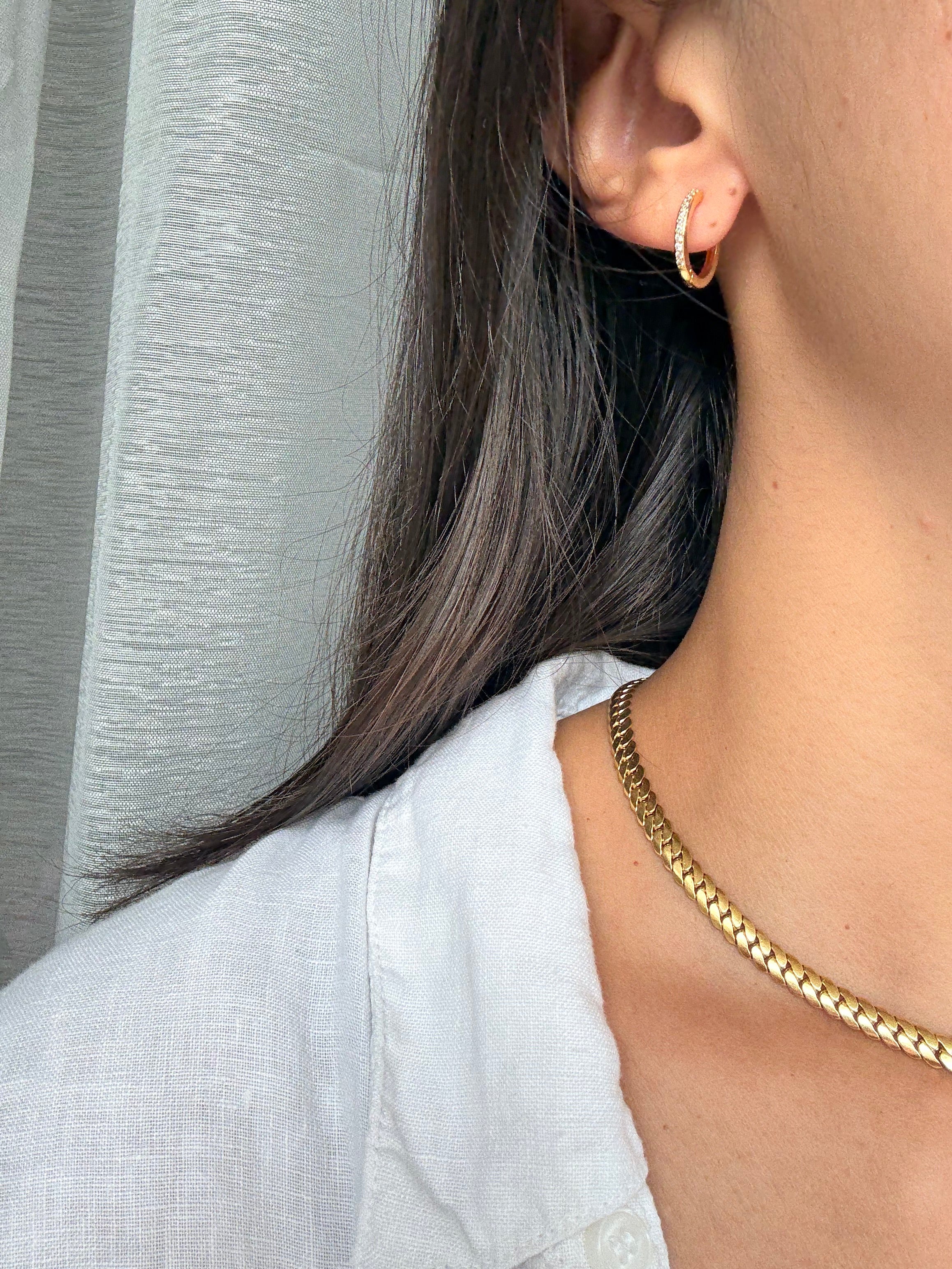 Orecchini Lunaire Gold Large