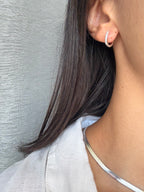 Orecchini Lunaire Silver Medium