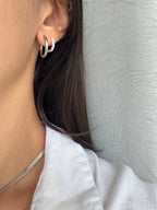 Orecchini Pure Loop Silver