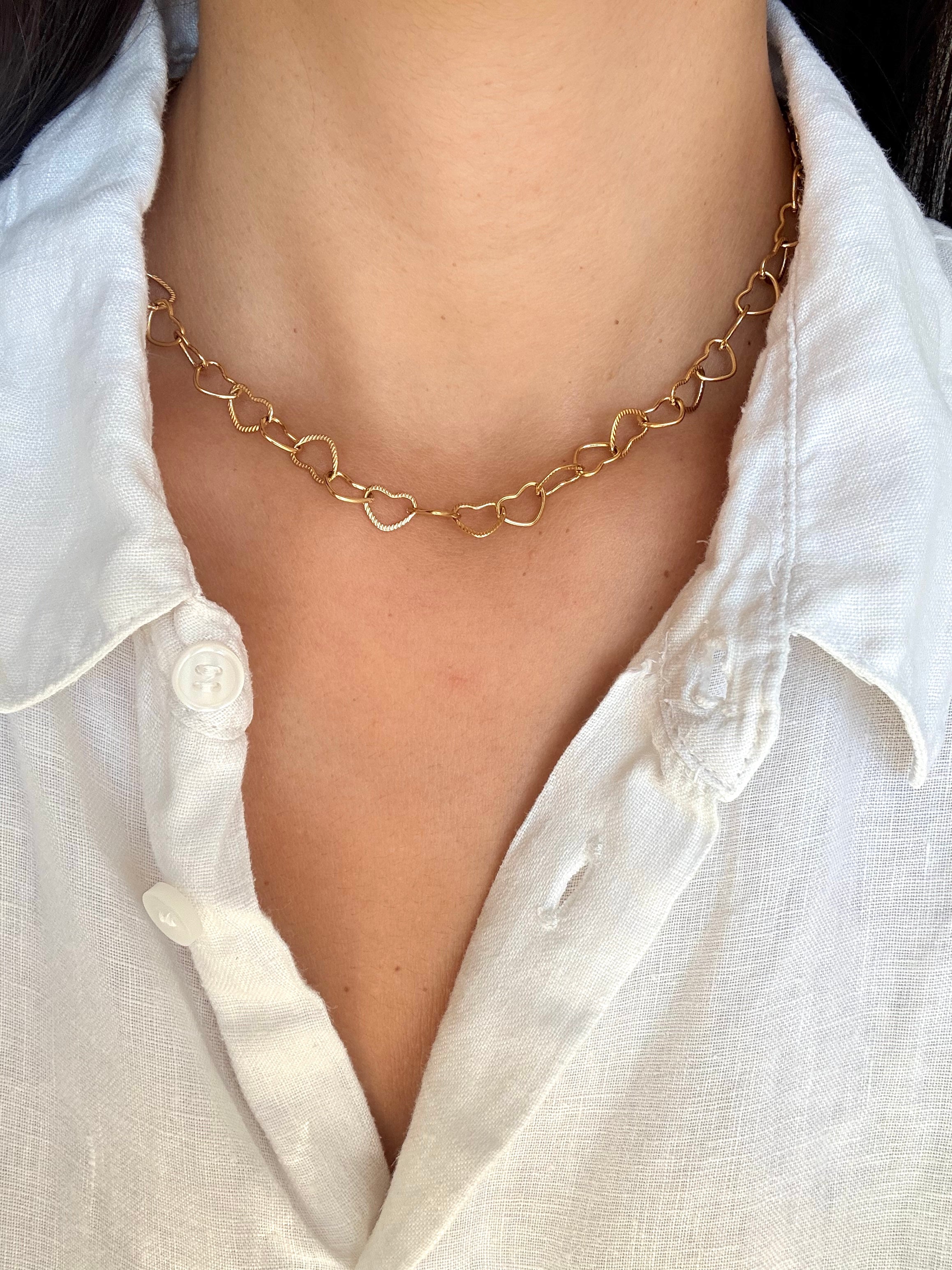 Collana Cuoricini