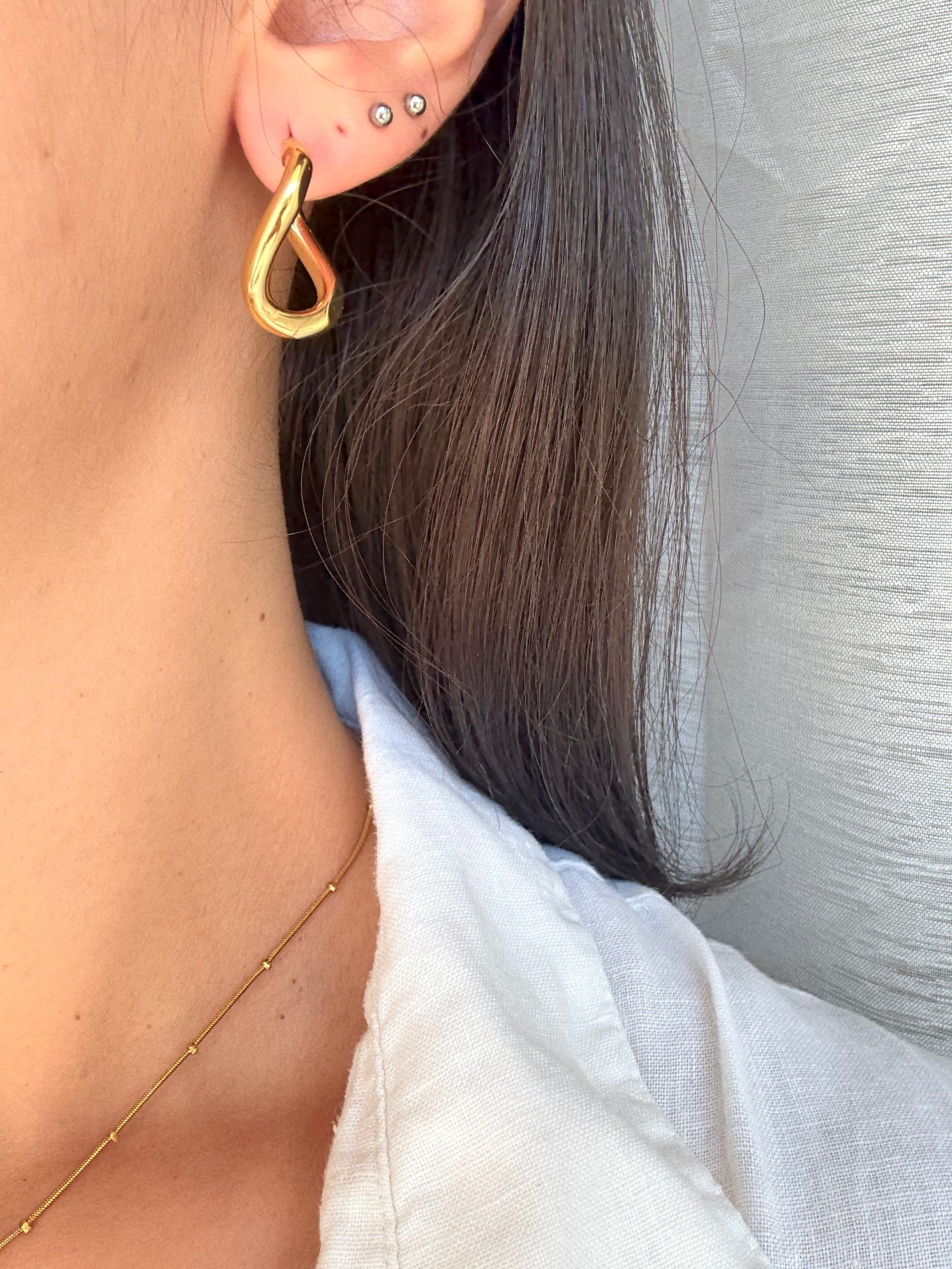 Orecchini Hoop Infinity