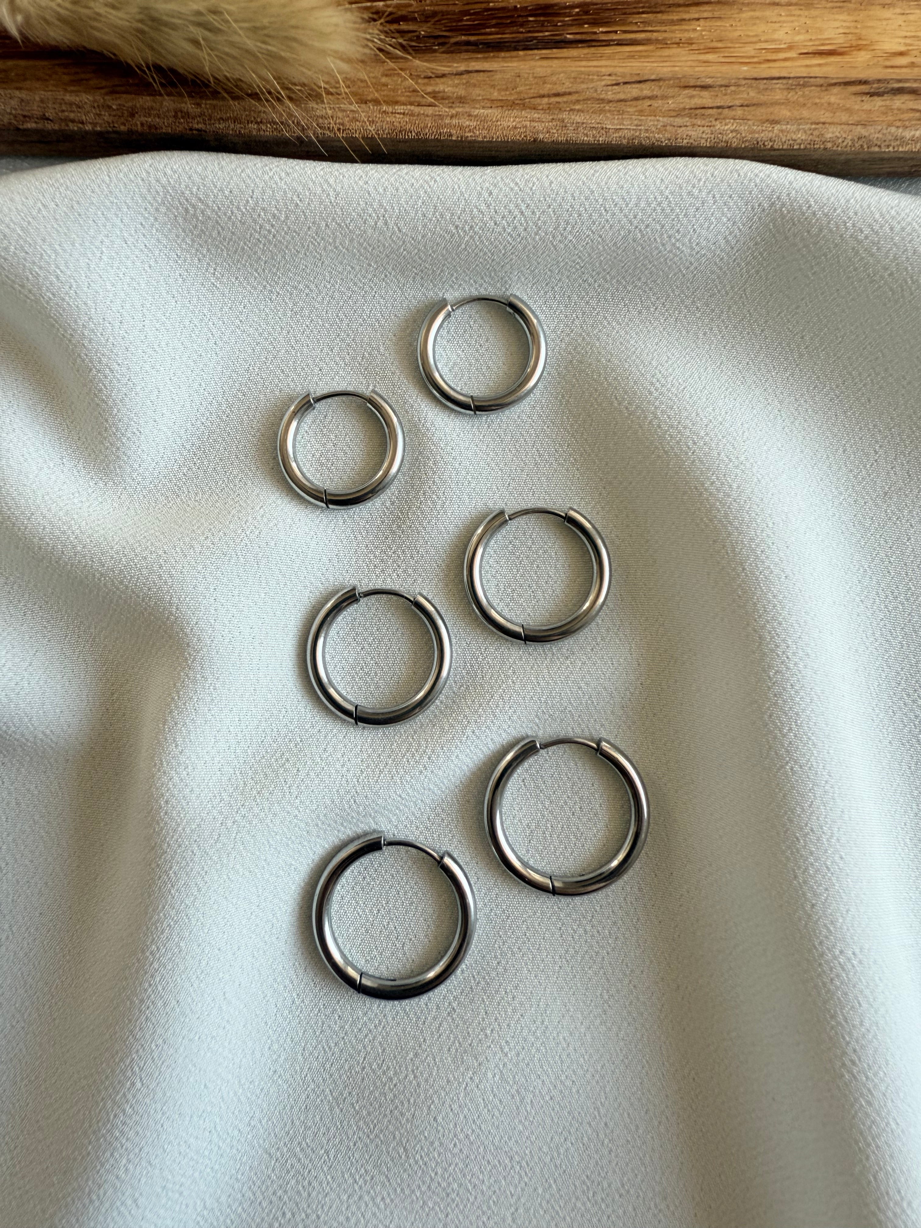 Orecchini Pure Loop Silver