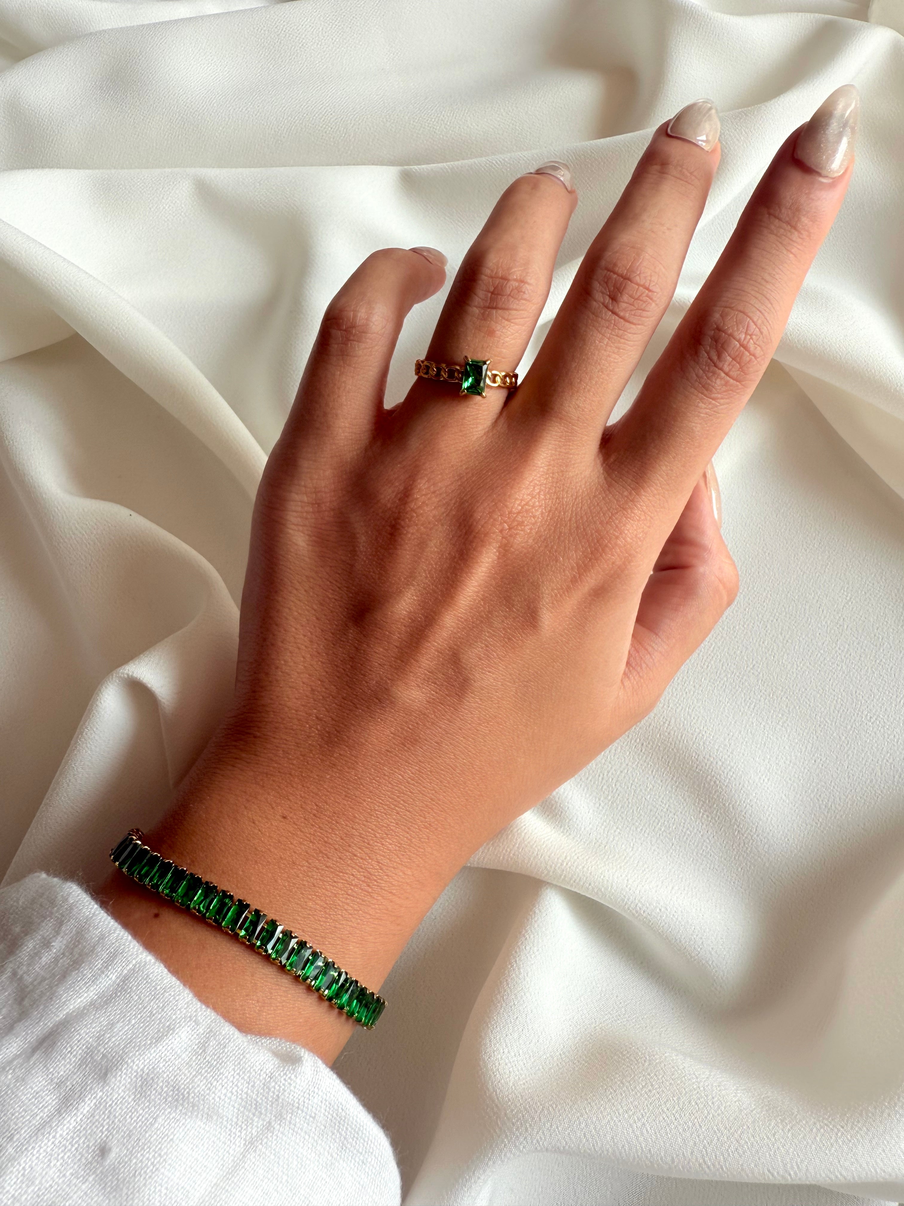 Anello Incanto Baguette