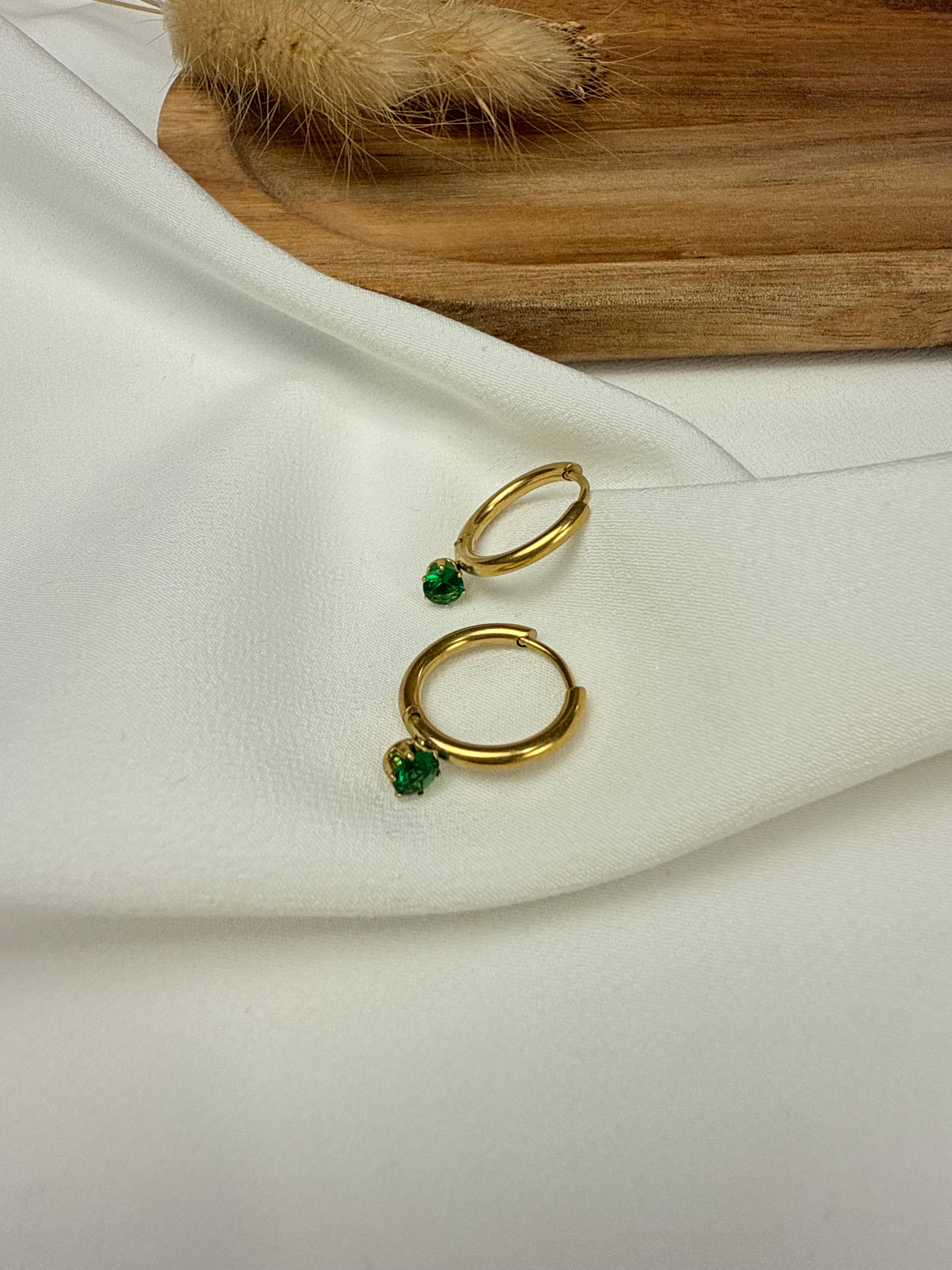 Orecchini Luce Green