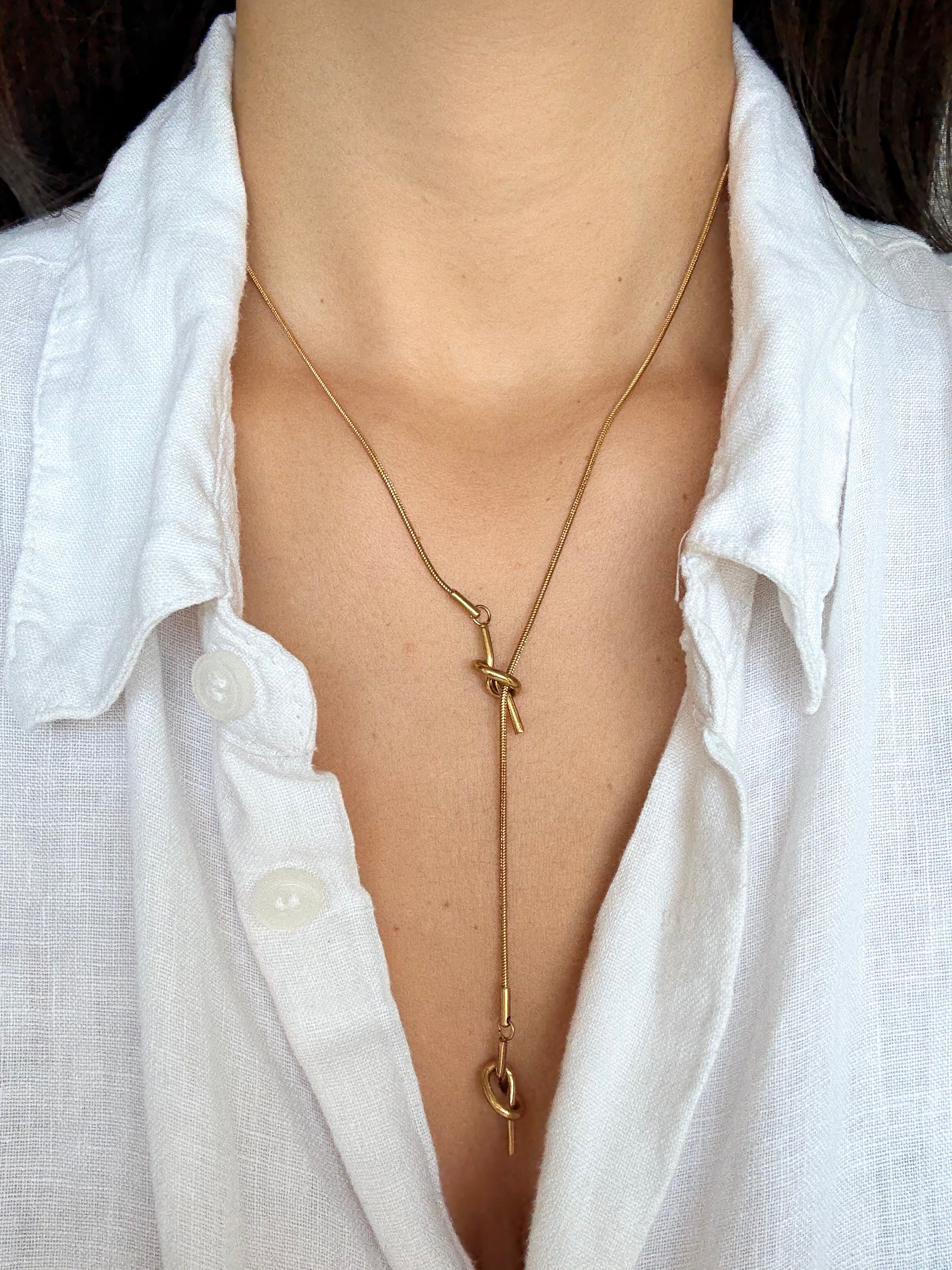 Collana Double Knot