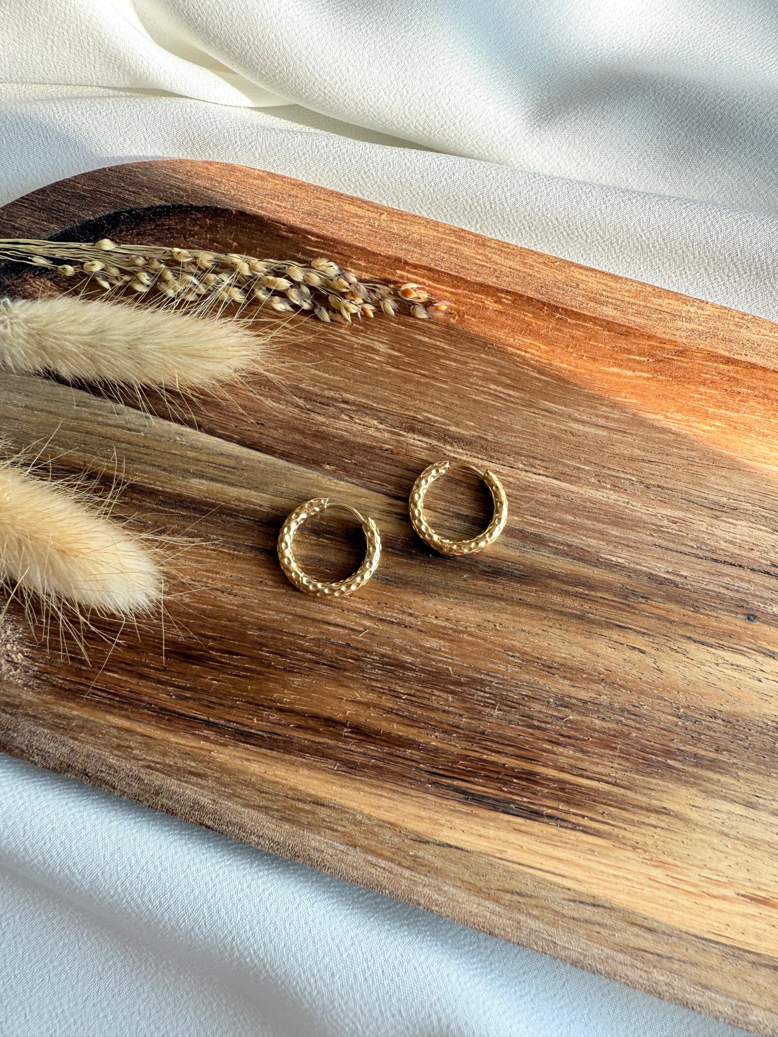 Orecchini Hoop Grain