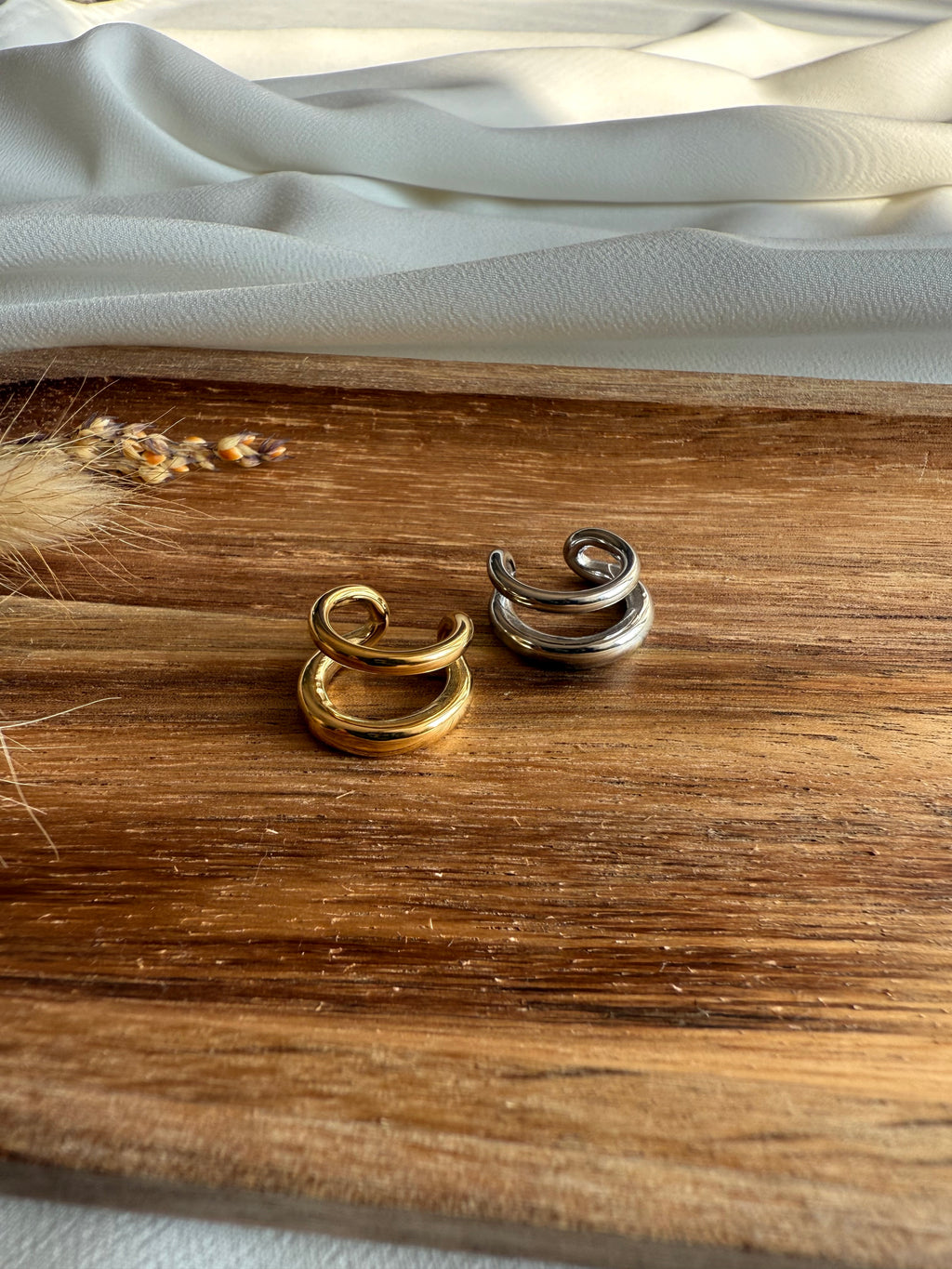 Orecchino Cuff Double