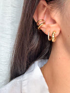 Orecchino Cuff Double