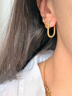 Orecchini Oval Prism