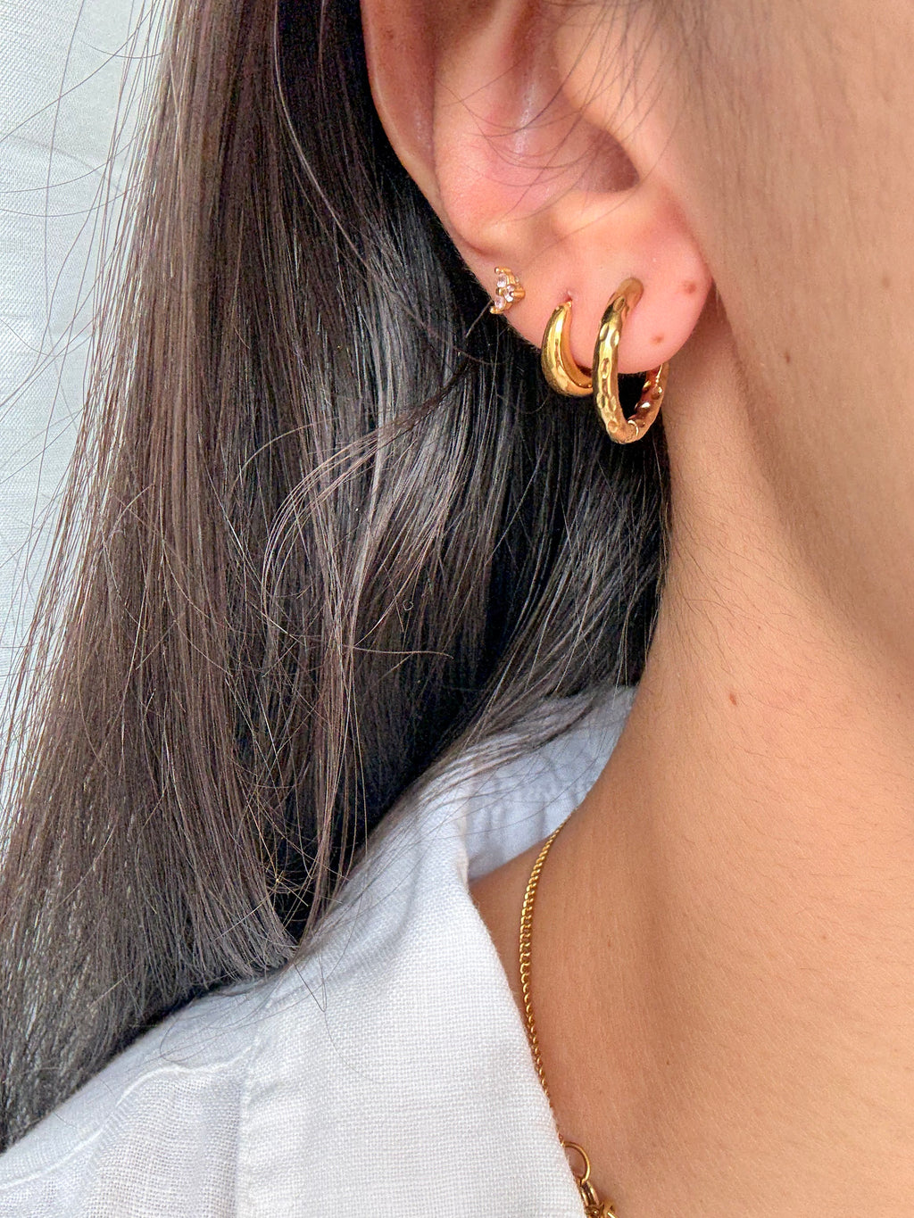 Orecchini Hoop Grain