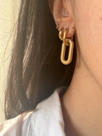 Orecchini Oval Charm