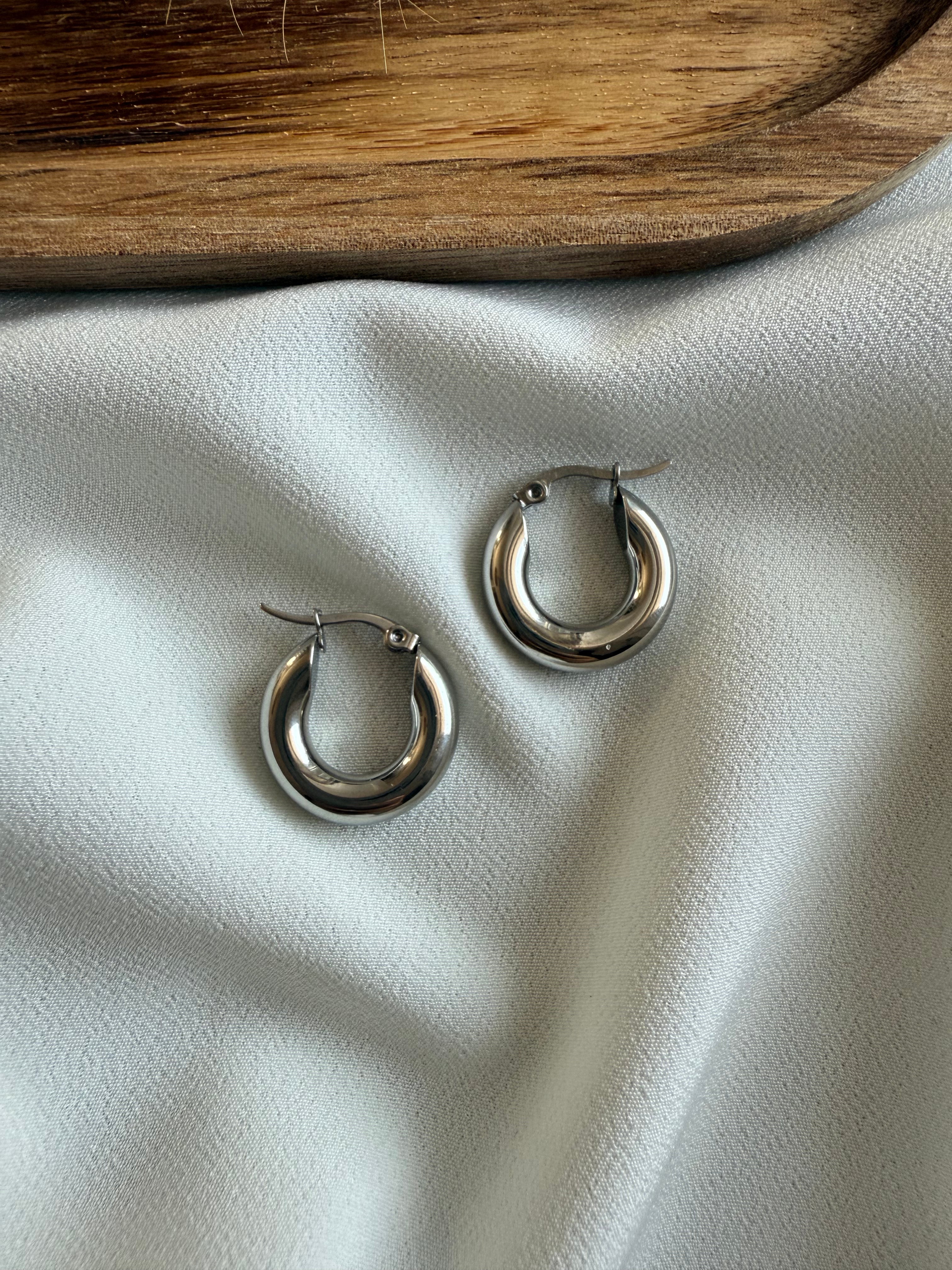 Orecchini Hoop Boldie Silver