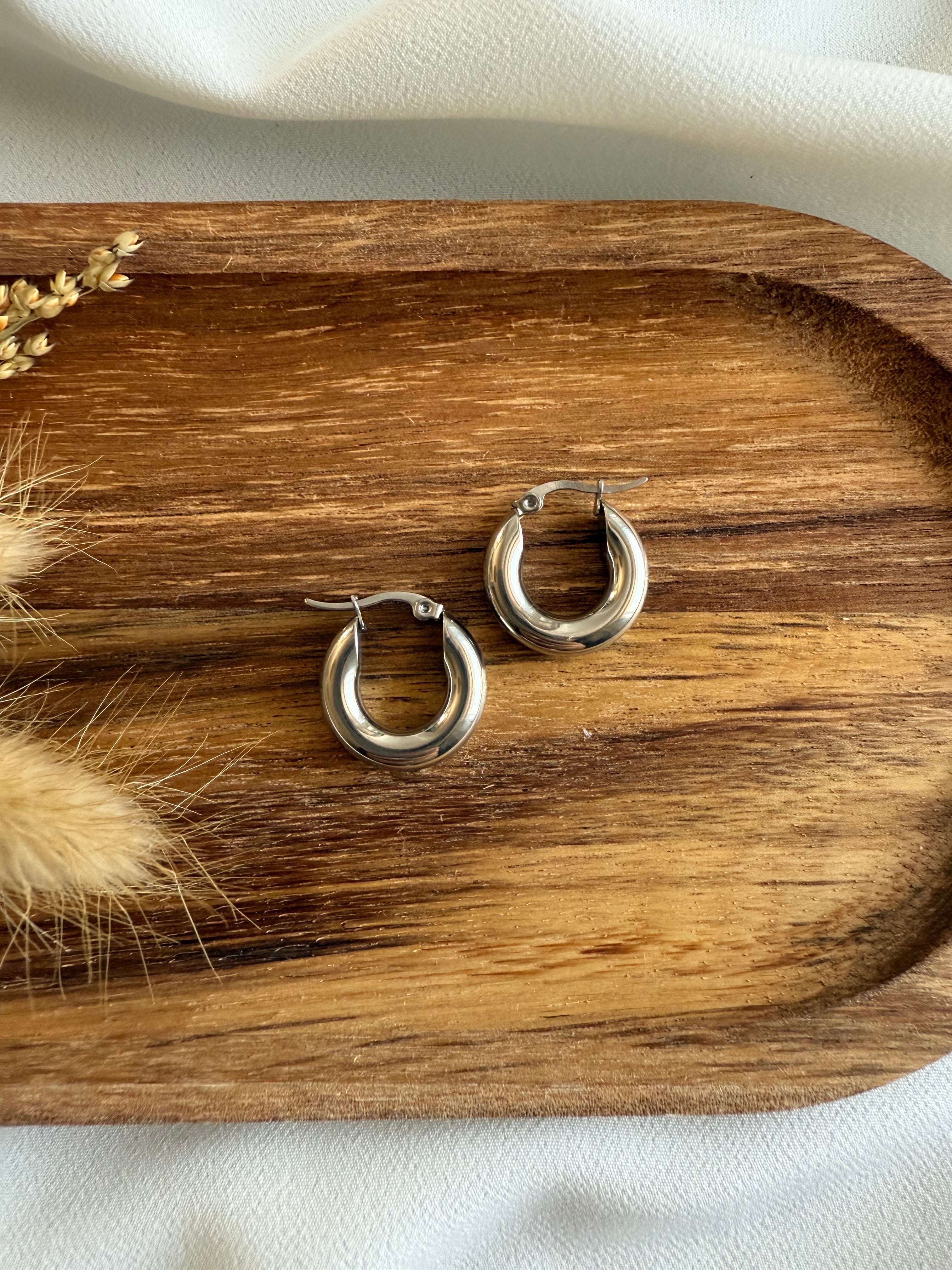 Orecchini Hoop Boldie Silver