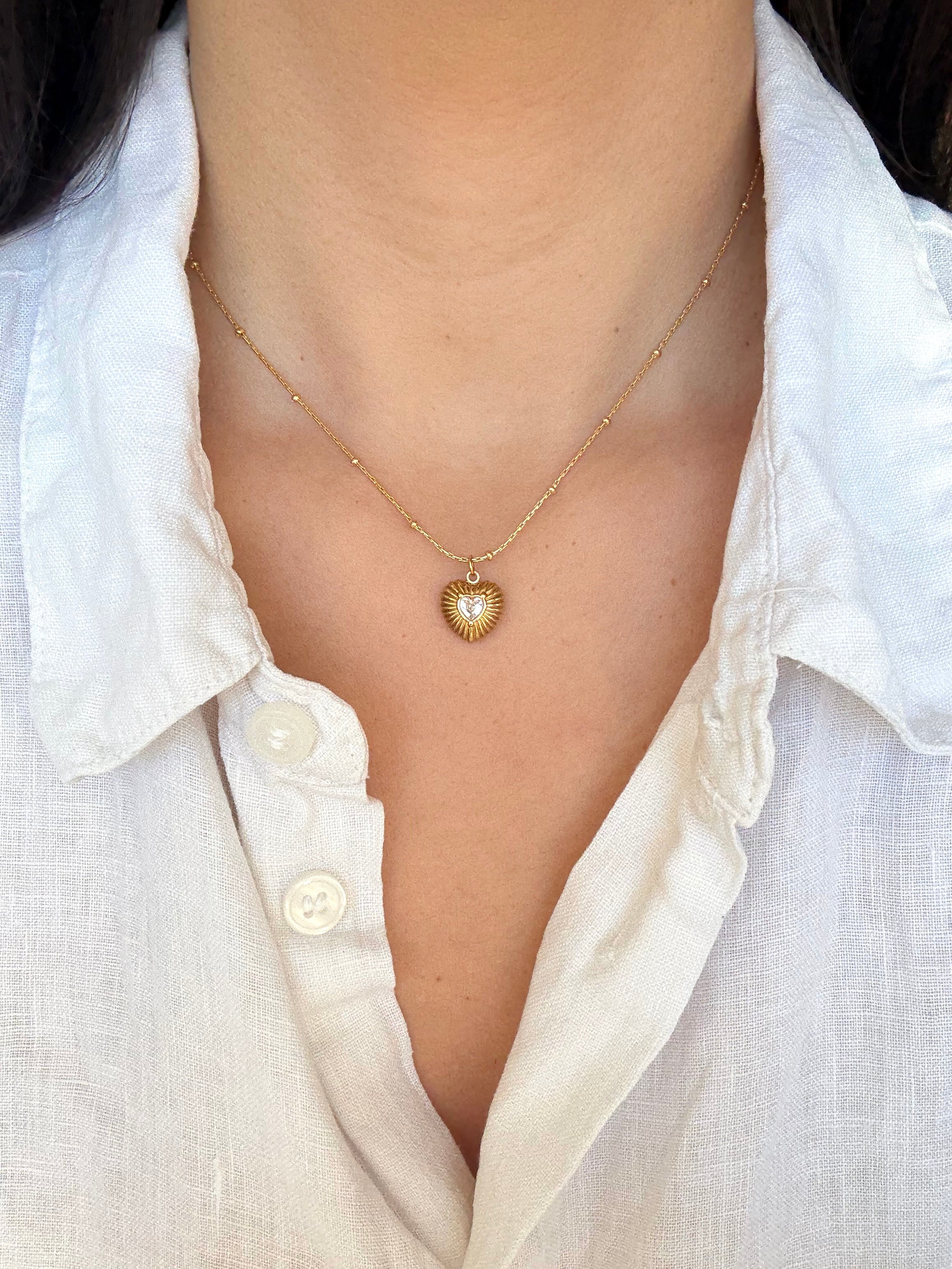 Collana Sparkly Heart