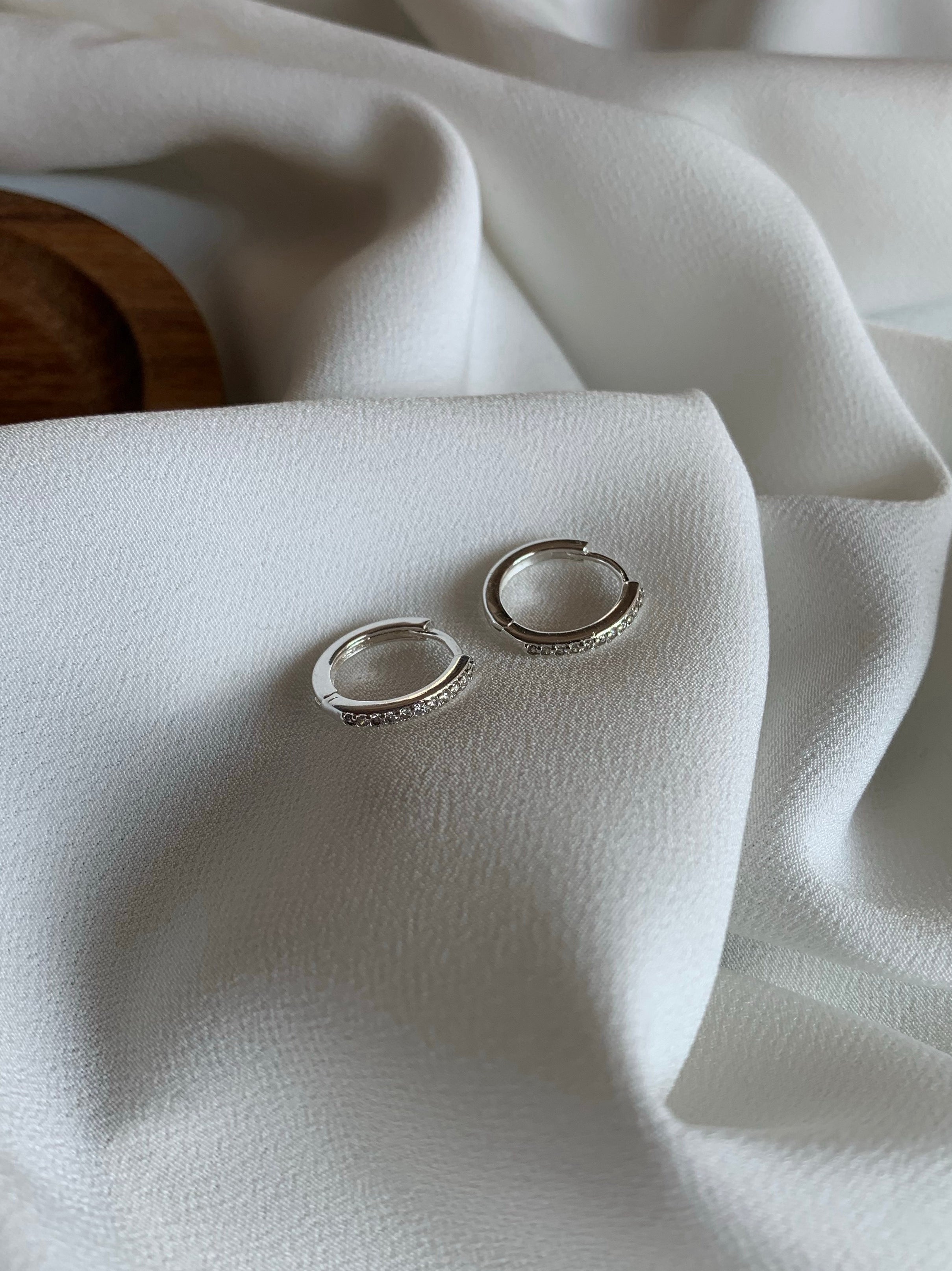 Orecchini Lunaire Silver Medium
