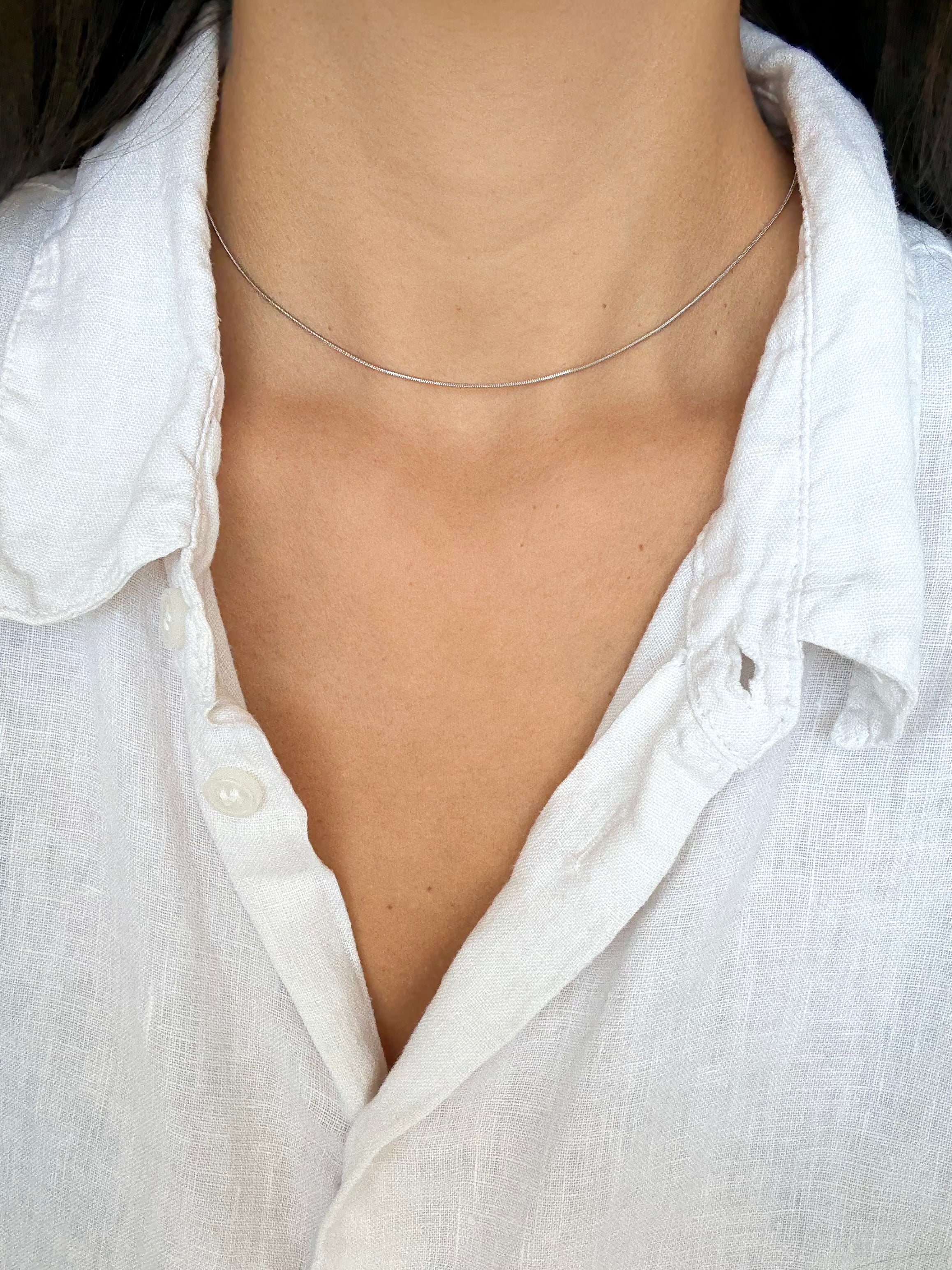 Collana Invisible Silver
