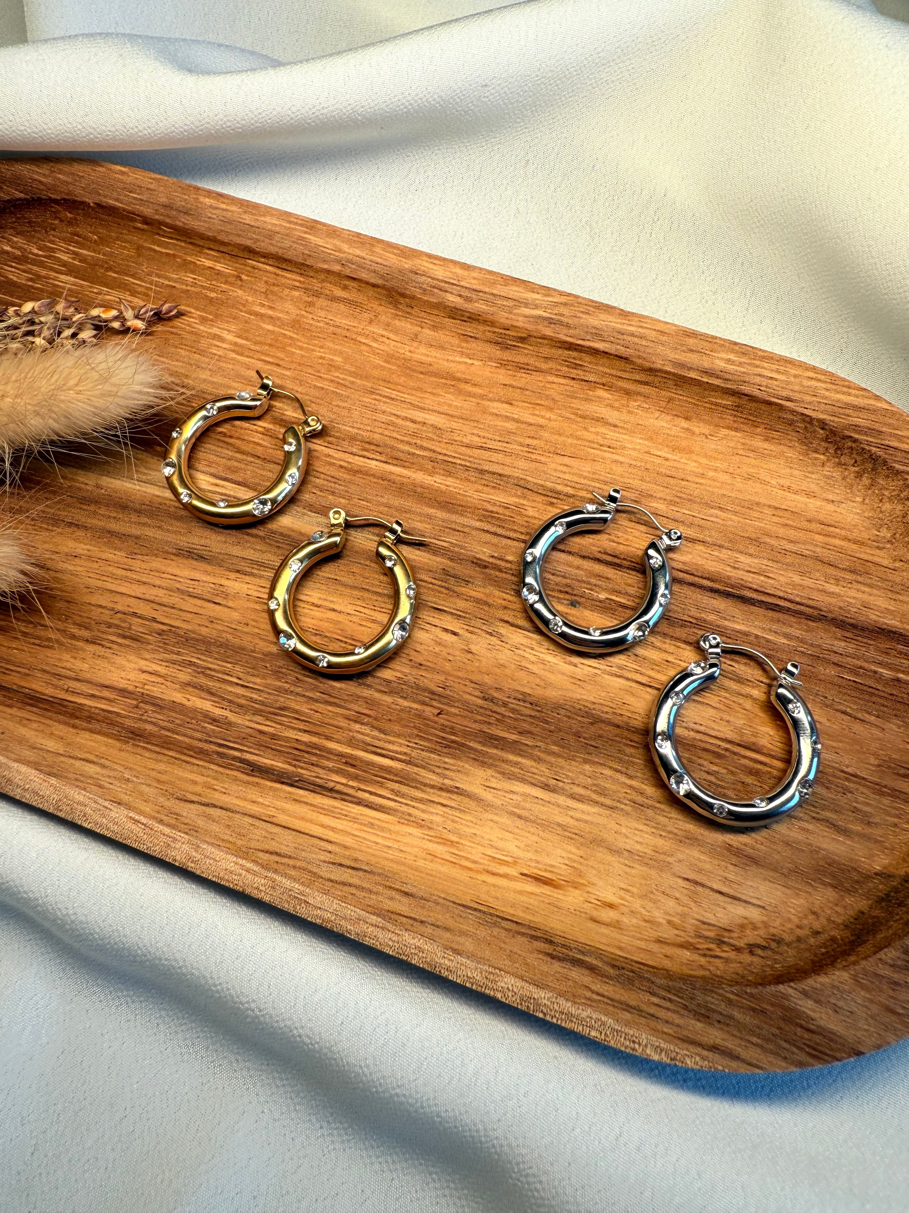 Orecchini Hoop Shine