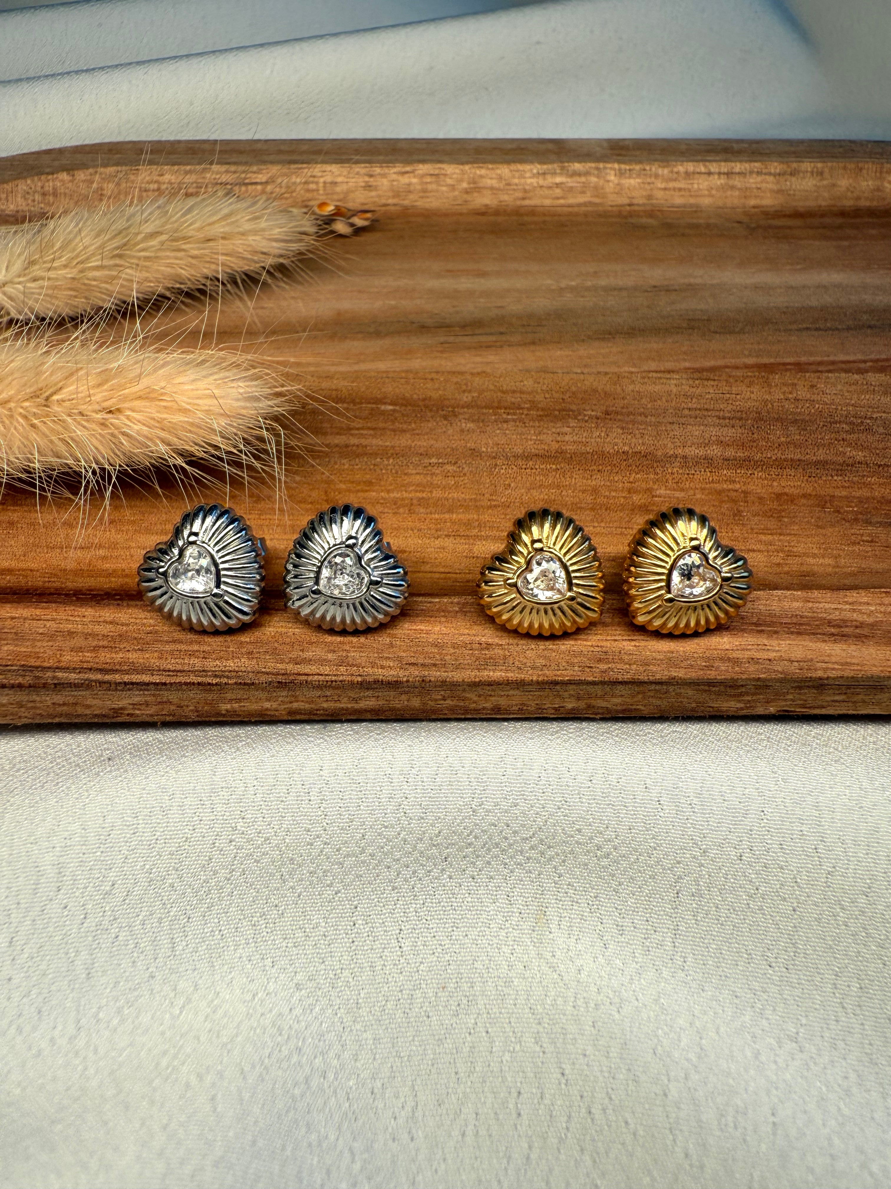 Orecchini Sparkly Heart