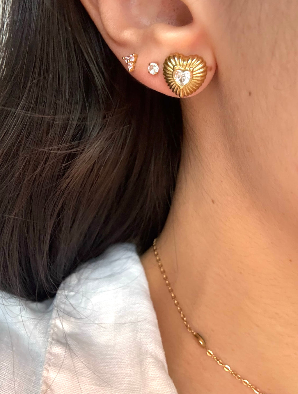 Orecchini Sparkly Heart