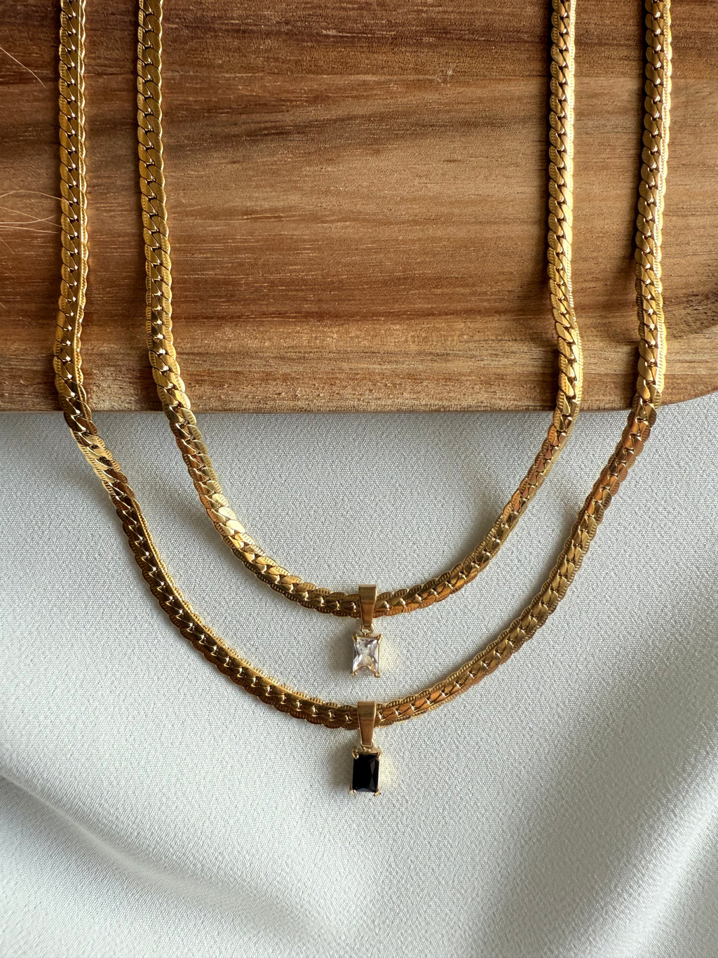 Collana Bold Baguette