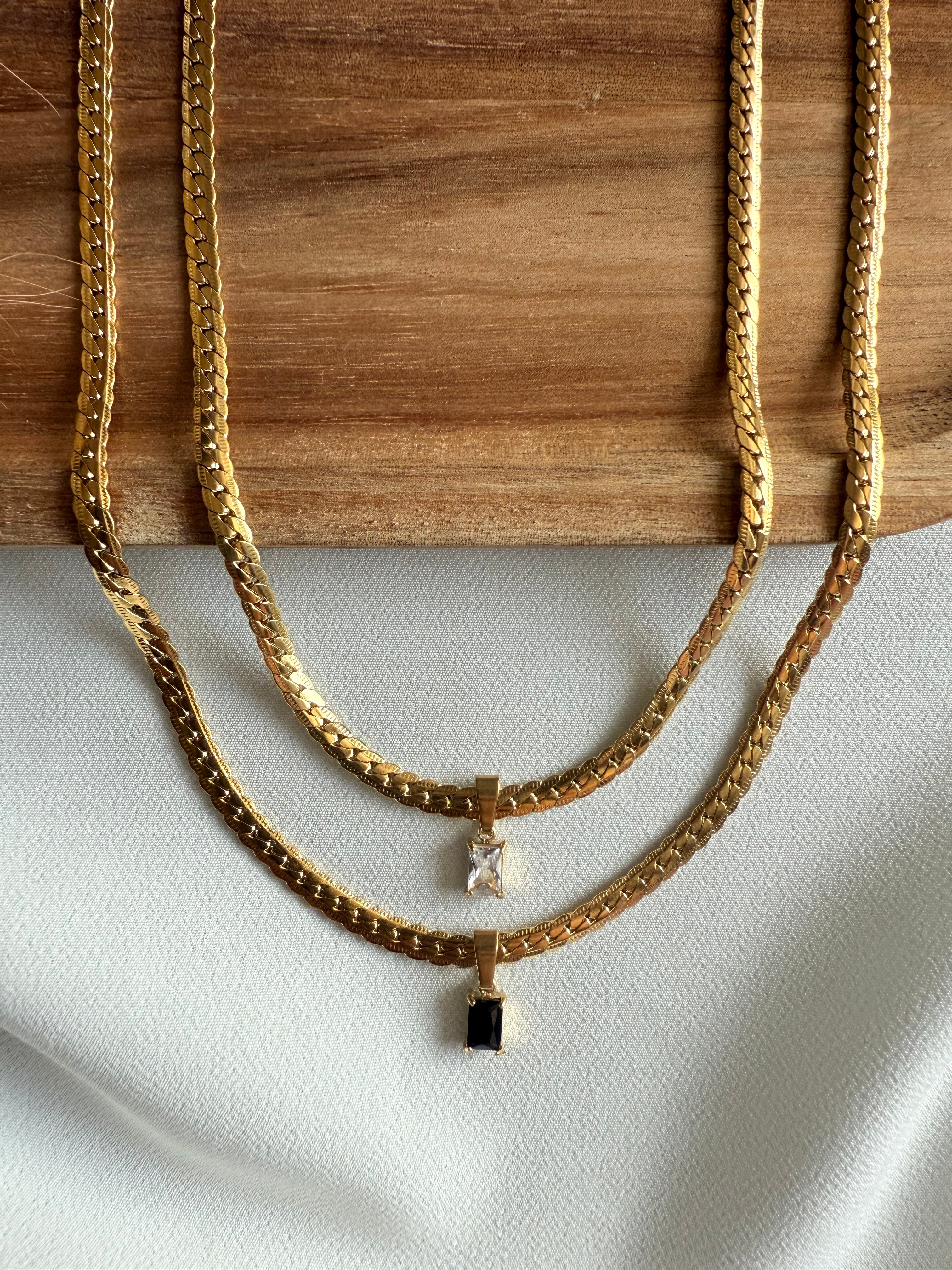 Collana Bold Baguette