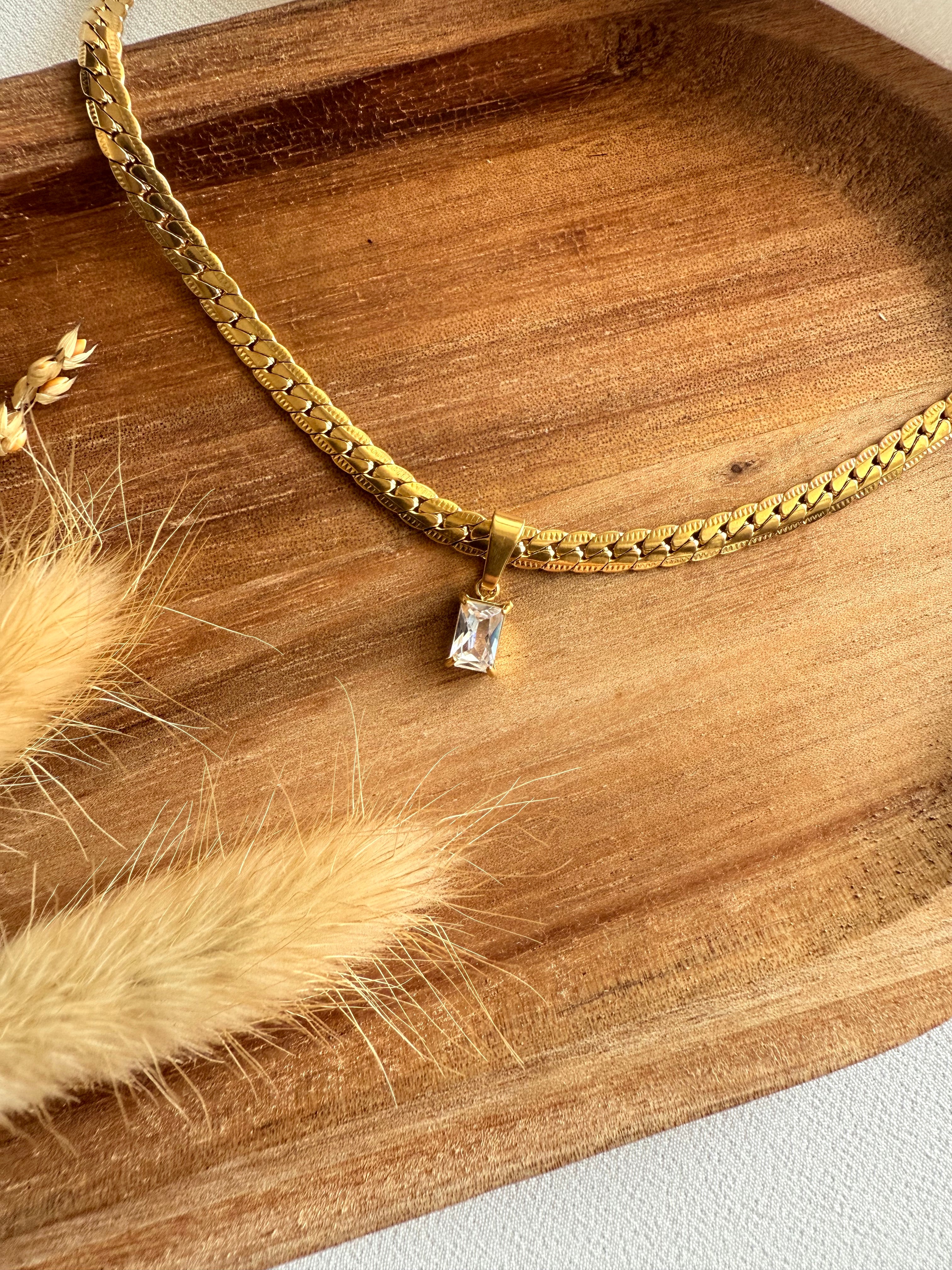 Collana Bold Baguette